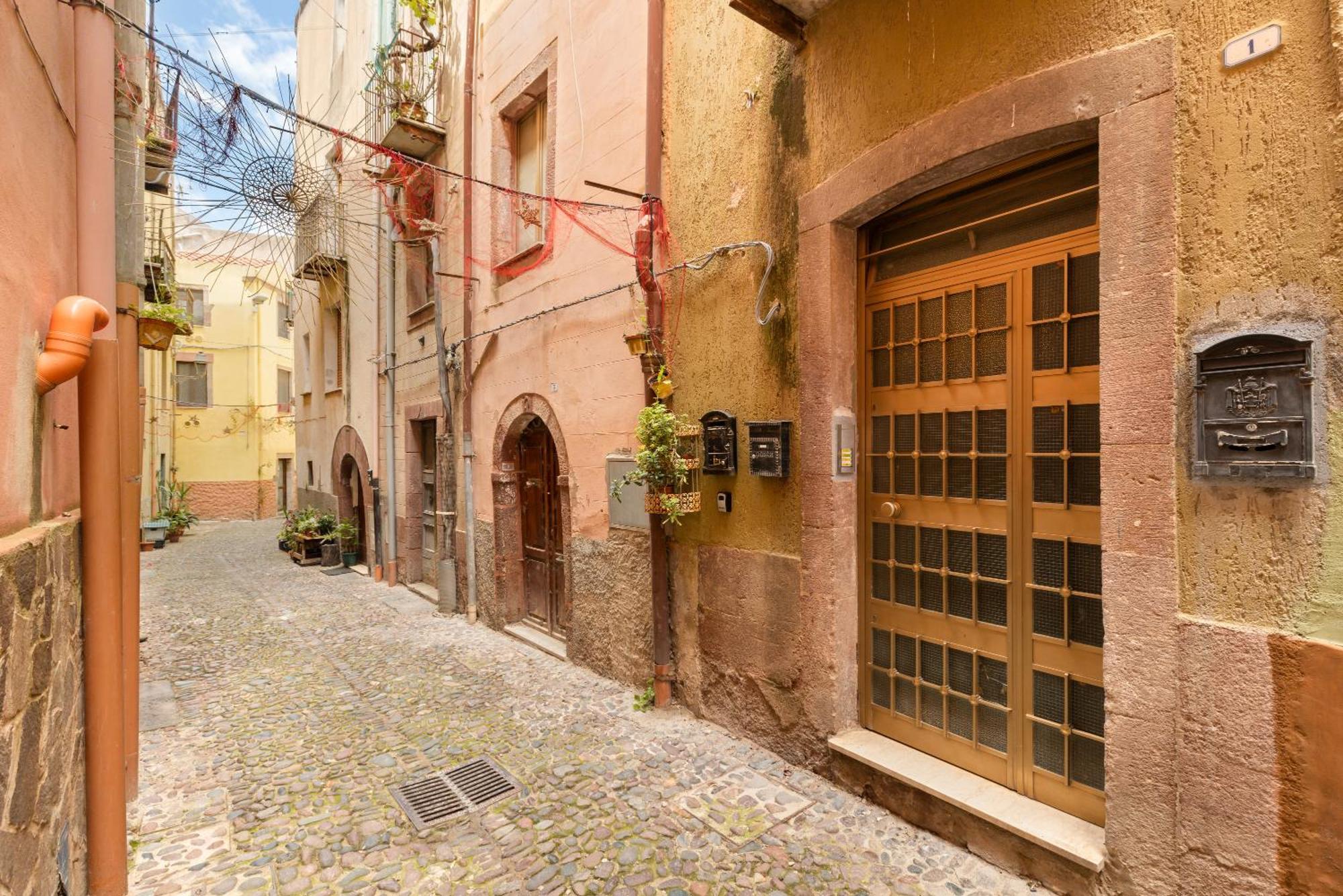 Apartmán Casa Rocca Bosa Exteriér fotografie